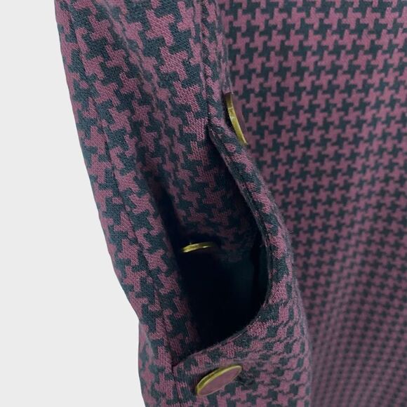 Talbots Classic Sheath Dress in a Houndstooth Print size 2P - Picture 6 of 6
